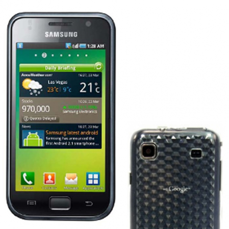 Funda Silicona Gel Samsung i9000 / i9001 Trasparente