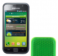 Funda Silicona Gel Samsung i9000 / i9001 Verde