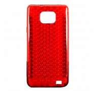 Funda Silicona Gel Samsung i9100,i9101 S2 Rojo