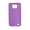 Funda Silicona Gel Samsung i9100,i9101 SII Morada Semirrigida