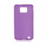 Funda Silicona Gel Samsung i9100,i9101 SII Morada Semirrigida