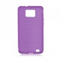 Funda Silicona Gel Samsung i9100,i9101 SII Morada Semirrigida