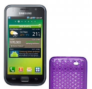 Funda Silicona Gel Samsung i9103 Morada Semirrigida