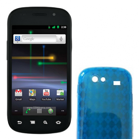 Funda Silicona Gel Samsung Nexus S i9020 Azul