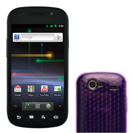 Funda Silicona Gel Samsung Nexus S i9020 Morada