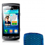 Funda Silicona Gel Samsung S8530 Azul Semirrigida