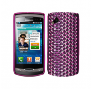 Funda Silicona Gel Samsung S8530 Morada Semirrigida