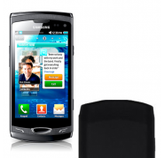 Funda Silicona Gel Samsung S8530 Negra Semirrigida