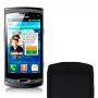 Funda Silicona Gel Samsung S8530 Negra Semirrigida