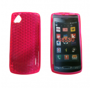 Funda Silicona Gel Samsung S8530 Rosa Semirrigida