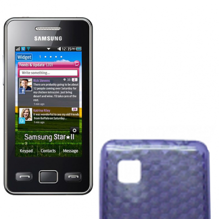 Funda Silicona Gel Samsung Star II s5260 Morada