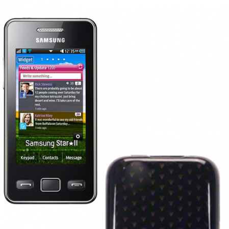 Funda Silicona Gel Samsung Wave Y S5380 Negro