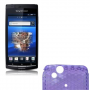 Funda Silicona Gel SE X12 (Lt15i,Lt18i) Morado Semirigida