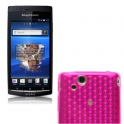 Funda Silicona Gel SE X12 (Lt15i,Lt18i) Rosa Semirrigida