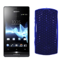 Funda Silicona Gel Sony Xperia Miro ST23i Azul