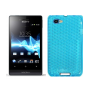 Funda Silicona Gel Sony Xperia Miro ST23i Celeste