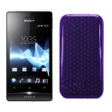 Funda Silicona Gel Sony Xperia Miro ST23i Morada