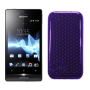 Funda Silicona Gel Sony Xperia Miro ST23i Morada
