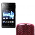 Funda Silicona Gel Sony Xperia Miro ST23i Rojo