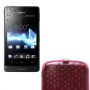 Funda Silicona Gel Sony Xperia Miro ST23i Rojo