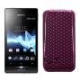 Funda Silicona Gel Sony Xperia Miro ST23i Rosa