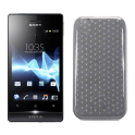 Funda Silicona Gel Sony Xperia Miro ST23i Transparente