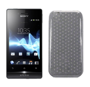 Funda Silicona Gel Sony Xperia Miro ST23i Transparente
