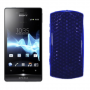 Funda Silicona Gel Sony Xperia T LT30P Azul