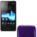 Funda Silicona Gel Sony Xperia T LT30P Morado