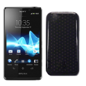 Funda Silicona Gel Sony Xperia T LT30P Negro