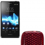 Funda Silicona Gel Sony Xperia T LT30P Rojo
