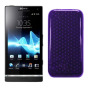 Funda Silicona Gel Sony Xperia U ST25i Morada