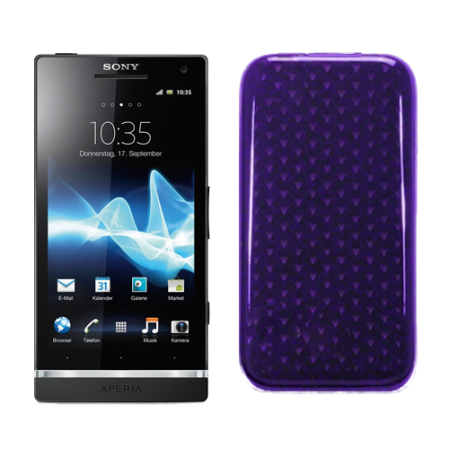 Funda Silicona Gel Sonye. Xperia S (LT26i) Morada