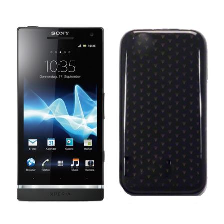 Funda Silicona Gel Sonye. Xperia S (LT26i) Negra