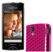 Funda Silicona Gel Sonyericsson Xperia Ray st18i Rosa