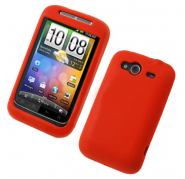 Funda Silicona HTC WildFire S G13 Roja