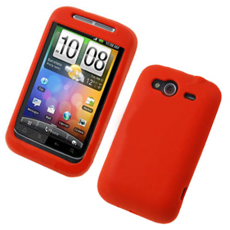 Funda Silicona HTC WildFire S G13 Roja