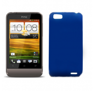 Case Silicona Flat Htc One V Blue Case Silicona Flat Htc One V Blue