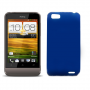 Funda Silicona Lisa Htc One V Azul