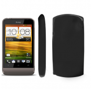 Case Silicone Flat Htc One V (G24) Black Case Silicone Flat Htc One V (G24) Black