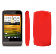 Case Silicone Flat Htc One V (G24) Red Case Silicone Flat Htc One V (G24) Red