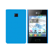 Case Silicone Flat Lg Optimus L3 E400 Blue Case Silicone Flat Lg Optimus L3 E400 Blue