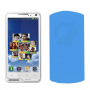 Funda Silicona Lisa Motorola Motoluxe XT615 Azul