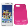 Funda Silicona Lisa Motorola Motoluxe XT615 Rosa