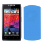 Funda Silicona Lisa Motorola Razr XT910 Azul