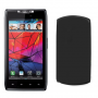 Funda Silicona Lisa Motorola Razr XT910 Negro