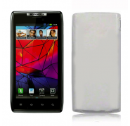 Funda Silicona Lisa Motorola Razr XT910 Transparente