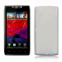 Funda Silicona Lisa Motorola Razr XT910 Transparente