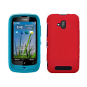 Funda Silicona Lisa Nokia Lumia 610 roja