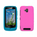 Funda Silicona Lisa Nokia Lumia 610 Rosa